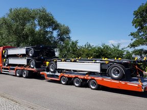 Maschinentransport und Überführung durch die Spedition